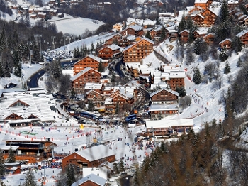 Estação de esqui de Méribel, onde Schumacher sofreu acidente Estação de esqui de Méribel, onde Schumacher sofreu acidente