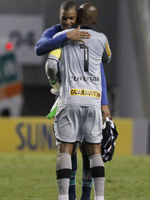 Dida e Jefferson em jogo do Brasileiro Dida e Jefferson em jogo do Brasileiro