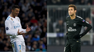 Cristiano Ronaldo ou Neymar? Um dos dois vai ser eliminado na Champions onde não estão acostumados CR7 ou Neymar vão dar adeus à Champions em março
