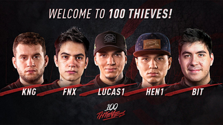 ‘Counter-Strike’: Estreia dos brasileiros na 100Thieves pode acontecer ainda em 2017 Completado por bit, quarteto ex-Immortals defenderá organização ligada ao Cleveland Cavaliers