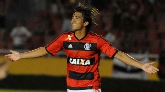 Marcelo Moreno assinalou o gol da vitória flamenguista sobre o São Paulo Marcelo Moreno assinalou o gol da vitória flamenguista sobre o São Paulo