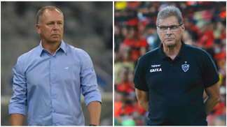 Atlético-MG conta com reforços na defesa, e Cruzeiro deve ter novidade no ataque para o clássico Os técnicos Mano Menezes, do Cruzeiro, e Oswaldo de Oliveira, do Atlético-MG