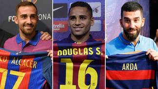 Turan, Alcacer, Douglas e cia.: como Barça torrou R$ 742 milhões com reforços que não deram certo Paco Alcácer, Douglas e Arda Turan, reforços frustrados do Barcelona