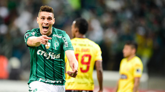 Palmeiras falha nos pênaltis e é eliminado da Libertadores no Allianz Parque Moisés comemora o gol do Palmeiras contra o Barcelona-EQU