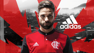 Adidas, Nike, Umbro, Under Armour, Topper... Até quando vai, e quanto vale, o ‘casamento’ de seu time com fornecedora Diego Flamengo Adidas Nova Camisa 2017