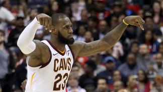 Com recorde de LeBron James, Cavaliers vencem Wizards e encerram série negativa LeBron James fez jogo monstruoso nesta sexta