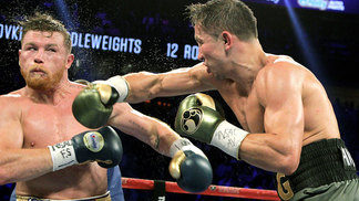 Após luta polêmica, preparador de Golovkin evita falar de revanche a Canelo e detona árbitra: 'Cega' Golovkin acerta Canelo durante luta em Las Vegas