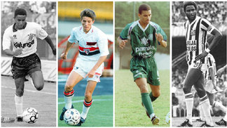 Com Djalminha, Chulapa, Luizão e Cia., grandes de SP reeditam no Showbol a rivalidade dos anos 80 e 90 Paulo Sério, Juninho Paulista, Djalminha e Chulapa: os craques dos anos 80 e 90