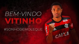 Exames antecipados, força tarefa para registro, olho no olho com presidente: os bastidores da contratação de Vitinho pelo Flamengo Vitinho é jogador do Flamengo