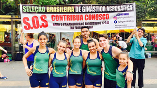 Sem apoio, ginastas viajam com verba de apresentações na Paulista Ginastas não contam com apoio e custeiam viagem por conta própria