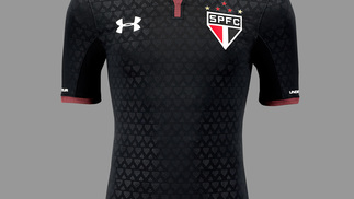 São Paulo apresenta nova camisa 3, preta com detalhes em bordô São Paulo Nova Camisa 3 Under Armour 19