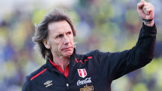 Dirigente quer seleção peruana em todas as Copas e que Gareca continue Ricardo Gareca Comemora Peru Equador Eliminatórias Copa-2018 05/09/2017
