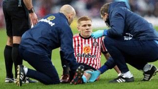 Real Madrid envia carta e emociona jogador inglês que rompeu ligamentos do joelho pela 2ª vez aos 23 anos Duncan Watmore Lesão Sunderland Millwall Championship Futebol Getty