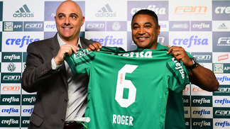 Palmeiras descarta técnico estrangeiro. Demissão de Roger coloca em xeque teoria do 'planejamento perfeito' Roger Machado Apresentação Palmeiras 29/11/2017