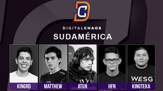 'DOTA 2': Misto de brasileiros e peruanos, Digital Chaos.SA conquista vaga para PGL Open Bucharest Digital Chaos South America inclui dois brasileiros e três peruanos