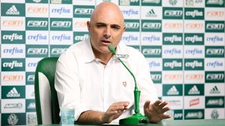 Orçamento do Palmeiras prevê mais R$ 34,5 milhões do EI caso clube não feche com a Globo na TV aberta Maurício Galiotte durante entrevista coletiva na Academia de Futebol do Palmeiras