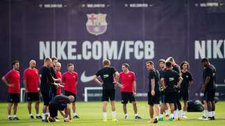 A incompreendida pré-temporada no Brasil e a construção de uma equipe vencedora Elenco do Barcelona durante os treinos de pré-temporada