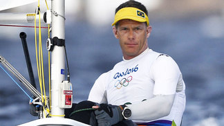 Lenda olímpica do Brasil, Robert Scheidt se aposenta dos Jogos e não vai a Tóquio 2020 Robert Scheidt durante os Jogos Olímpicos do Rio de Janeiro em 2016, os últimos de sua carreira