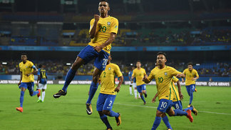 Com dois de promessa do São Paulo, Brasil vence Honduras e vai encarar a Alemanha nas quartas do Mundial sub-17 Brenner, atacante do São Paulo, comemora seu gol pelo Brasil contra Honduras pelo Mundial sub-17