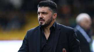 Gattuso diz que quer Milan com a 'faca nos dentes' Gattuso quer o Milan lutando pelo resultado