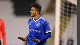 Após sair do banco para comandar virada na Liga Europa, ex-Santos concorre a melhor jogador da rodada Júnior Moraes marcou duas vezes na vitória do Dínamo de Kiev sobre o Partizan