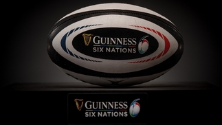 Saiba como foi a 3ª rodada do Six Nations Bola oficial do torneio.