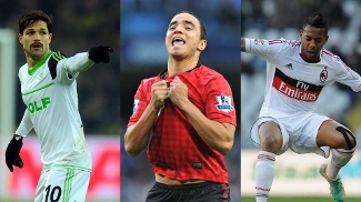 Prêmio Futebol no Mundo: Vote e escolha o melhor brasileiro da última semana no futebol internacional Diego (Wolfsburg), Rafael (Manchester United) e Robinho (Milan): quem foi o destaque?