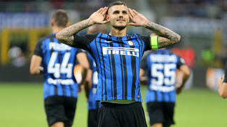 Argentino da Inter de Milão exalta ataque de sua seleção: 'O melhor do mundo' Mauro Icardi anotou dois tentos na vitória da Inter sobre a Fiorentina