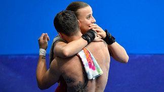 Franceses superam mexicanos no fim e são ouro por equipes mistas nos saltos Laura Marino e Matthieu Rosset ficaram com o ouro