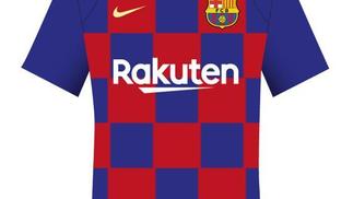 Jornal diz que Barcelona terá camisa quadriculada à lá Croácia; veja como seria Possível camisa do Barcelona para a temporada 2018-19