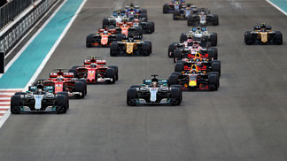Com voltas de Alemanha e França, FIA anuncia calendário da F-1 para 2018 Largada do GP de Abi Dhabi de Fórmula 1 em 2017