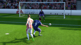 Álvaro Morata é destaque em ‘FIFA 18’ com seu chute certeiro; faça gols colocados como ele Morata marcou três gols na vitória do Chelsea sobre o Stoke City.