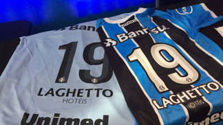 Grêmio acerta novo patrocínio para a parte traseira da camisa Camisa será usada já nesta quarta-feira, contra o Cruzeiro
