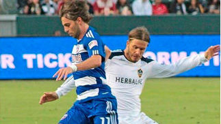 Ricardo é marcado por Beckham na MLS Ricardo é marcado por Beckham na MLS
