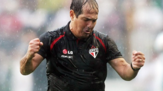 São Paulo de Aguirre tem mais pontos do que os do tri com Muricy, mas nível dos adversários caiu Muricy Ramalho celebra gol do São Paulo em 2006: tricampeonato ainda não foi igualado por outro clube