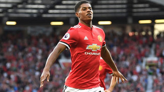 Para lenda do United, Rashford está no 'mesmo nível' de Mbappé e Dembélé Marcus Rashford comemora gol pelo Manchester United