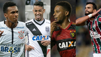 De 16% a 50%, veja quanto o artilheiro de seu time pesa no total de gols no Brasileiro Jô, Lucca, André e Henrique são fundamentais para os ataques de suas equipes