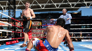 'Zebra' passeia em frente de 50 mil pessoas, e Jeff Horn derrota Pacquiao em decisão polêmica Jeff Horn derrotou Pacquiao na Austrália