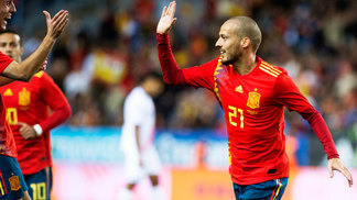 Fifa ameaça deixar Espanha fora da Copa David Silva Comemora Gol Espanha Costa Rica 11/11/2017