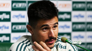 Artilheiro do Palmeiras no ano, Willian 'Bigode' diz que vive auge da carreira aos 30 Willian Bigode Coletiva Palmeiras 20/09/2017