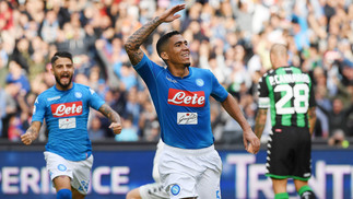 Por que não Allan, Tite? Entenda os motivos para o volante do Napoli não ser lembrado pela seleção Allan comemora primeiro gol do Napoli, Napoli x Sassuolo