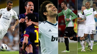 Prêmio Futebol no Mundo: Oscar fez o gol mais bonito de novembro; assista e escolha a pintura de dezembro Sandro, Adriano, Kaká, Luis Alberto, Naldo, qual deles fez o gol mais bonito de dezembro? Assista e vote!