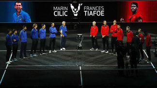 Sem Federer, confrontos do primeiro dia da Laver Cup são divulgados Times para a Laver Cup, com Rafael Nadal e Roger Federer atuando juntos