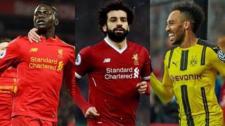 Dupla do Liverpool e Aubameyang disputam prêmio de melhor africano Mané, Salah e Aubameyang concorrem ao prémio de Melhor Jogador Africano de 2017