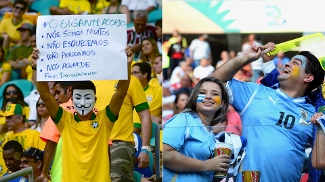 Charge do dia: Feliz dia dos Pais | Bike é Legal Brasil x Uruguai - torcedores