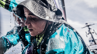 Martine Grael comemora superação em estreia na Volvo Ocean Race: 'praticamente a tripulação inteira mudou um dia antes da largada' Equipe de Martine Grael terminou em quarto na primeira etapa da Volvo Ocean