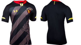 Sport lança nova camisa 3 com listras diagonais e leão Camisa 3 do Sport