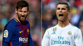 Messi e Cristiano Ronaldo são os ‘chuta chuta’ da Europa, mas estão ‘descalibrados’ Messi e Ronaldo ainda não acertaram o pé nessa temporada... imagina se acertarem!
