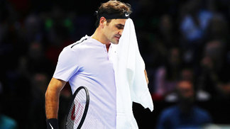 Federer leva virada surpreendente e é eliminado do ATP Finals Roger Federer ATP Finals 18/11/2017