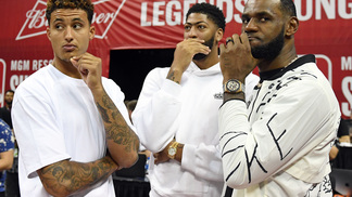 Nunca duvide de LeBron James: os dois melhores times da NBA estão em Los Angeles Kuzma, AD e LeBron: os Lakers estão em ótimas mãos